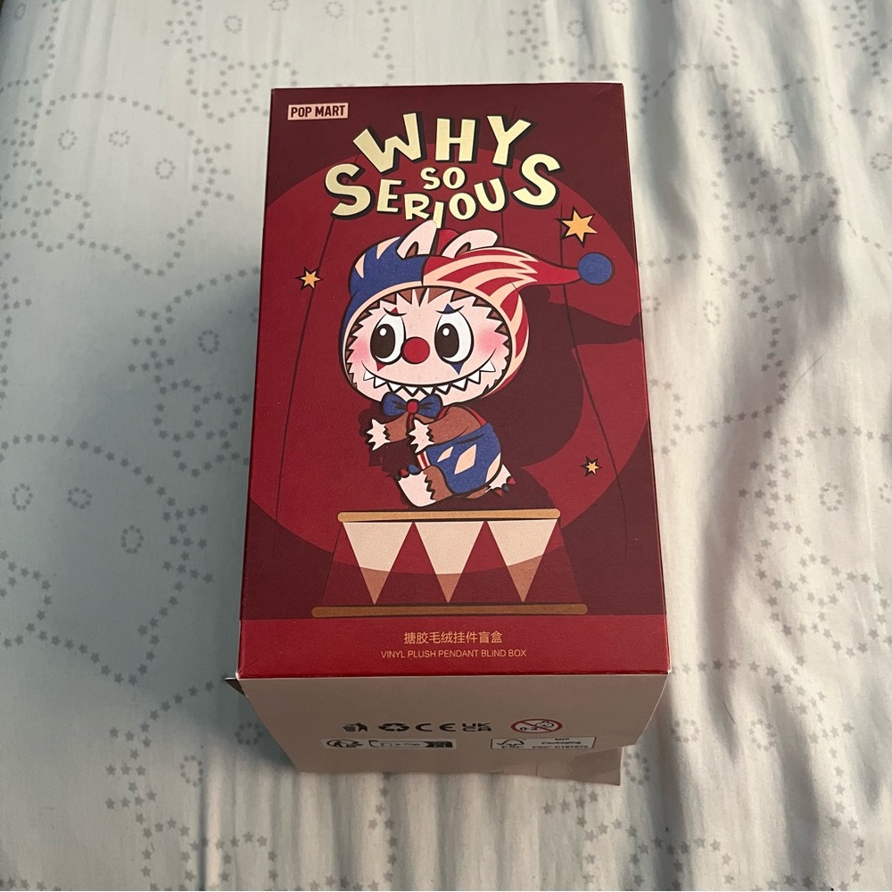 POP Mart Why So Serious Plush Juggling Clown Labubu